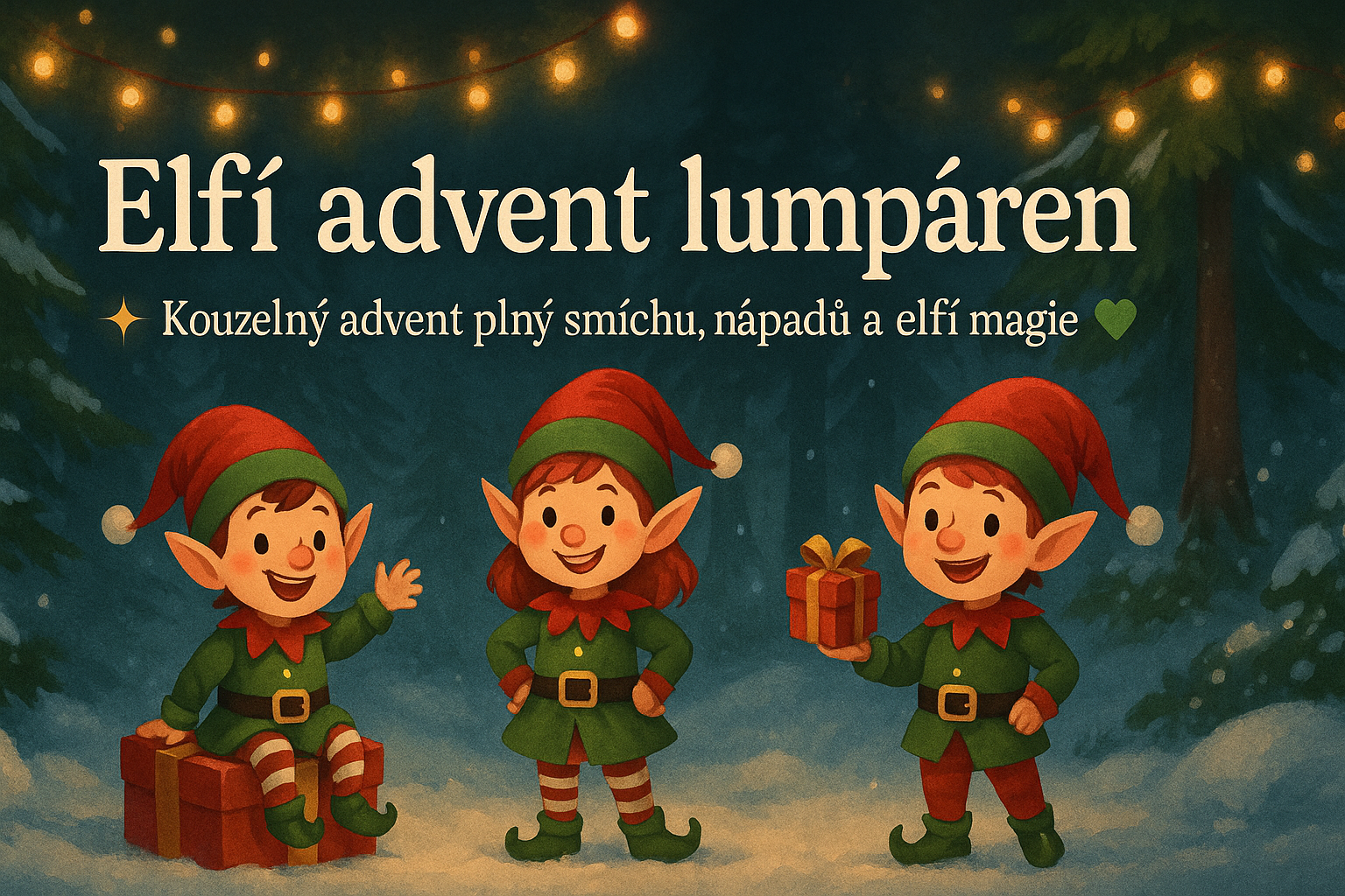 Elfí advent lumpáren – kouzelný advent plný smíchu, nápadů a elfí magie